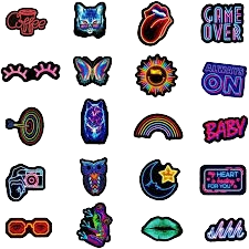 Neon Stickers